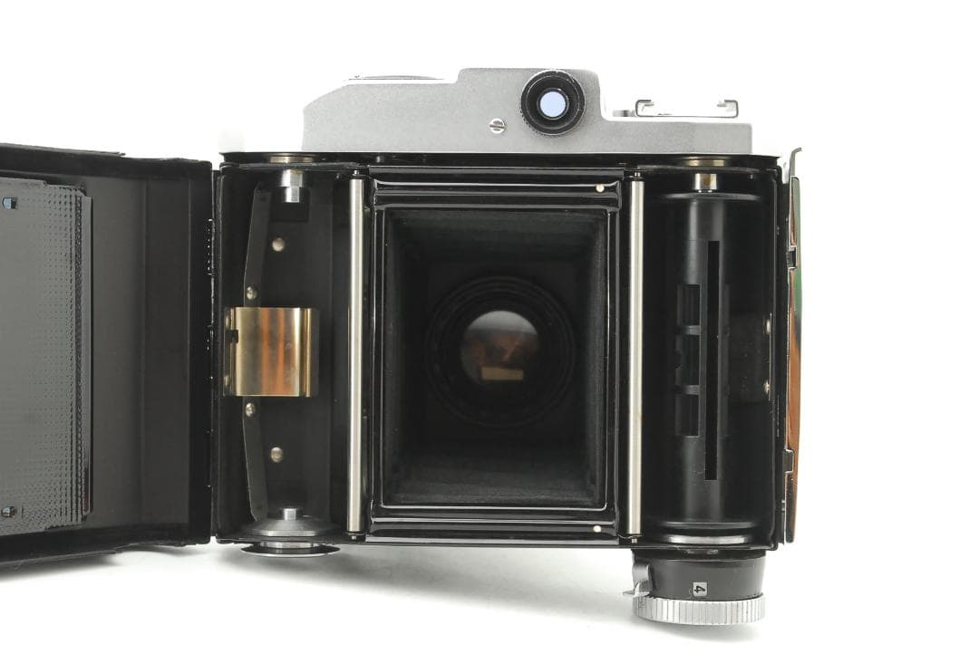 【整備済】KONICA 小西六 Pearl Ⅲ 蛇腹 中判フィルムカメラ