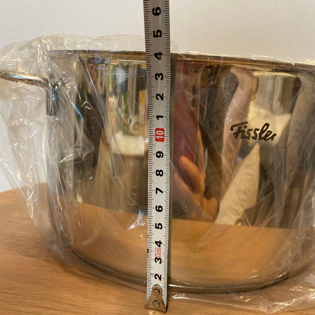 新品未使用　フィスラー　Fissler 両手鍋　26センチ　ステンレス鍋