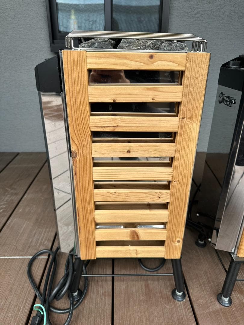 おうちDEサウナ『Rich』：ストーブ【2台】＋２人用テント 専用ひしゃく付