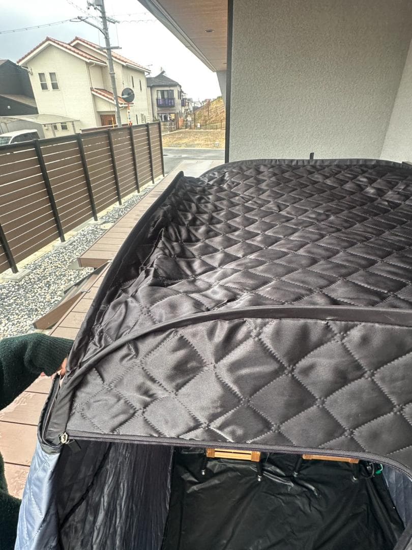 おうちDEサウナ『Rich』：ストーブ【2台】＋２人用テント 専用ひしゃく付