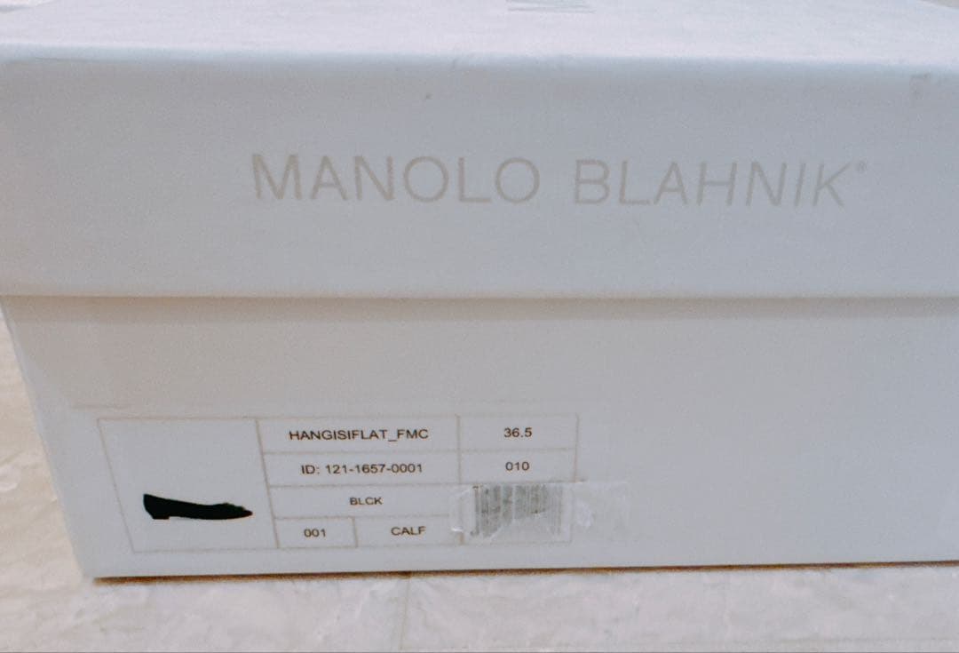 ★マノロブラニク MANOLO BLAHNIK ハンギシ カーフ 36.5★