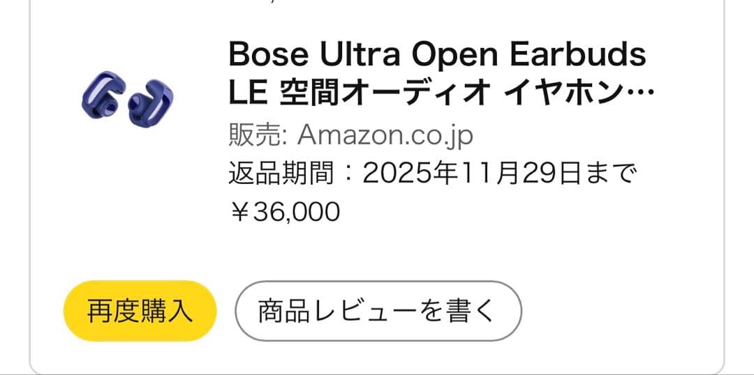 Bose Ultra Open Earbuds イヤー ミッドナイトバイオレット