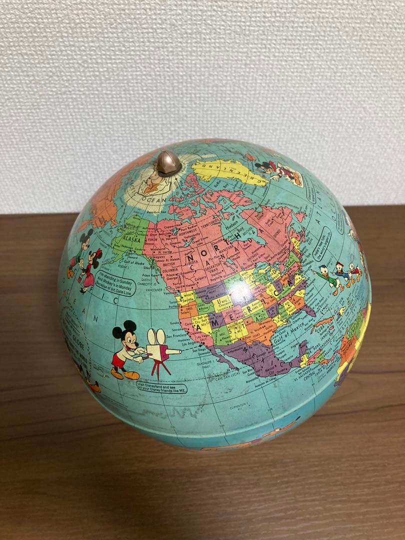 激レア　Rand McNally社　地球儀