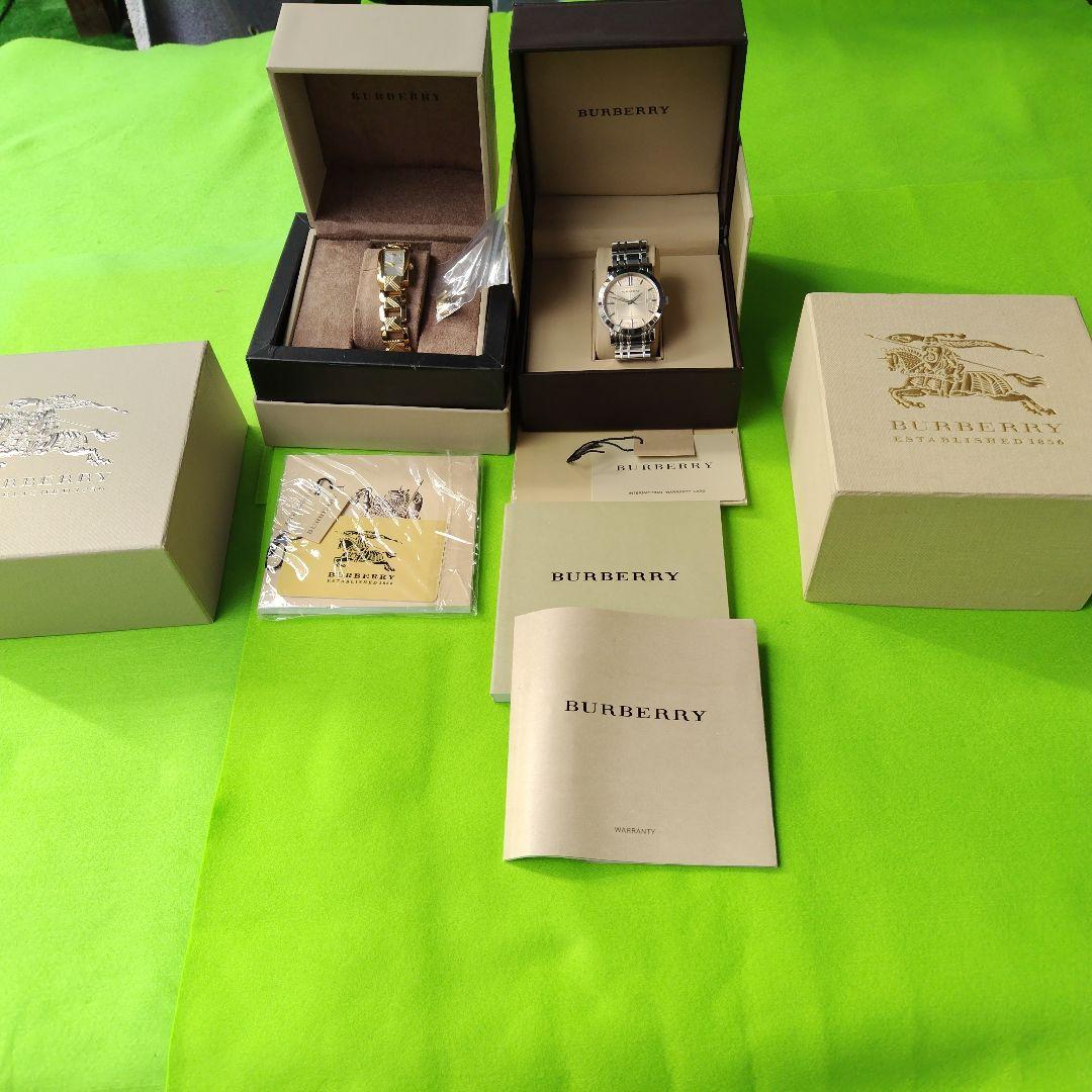 BURBERRY 腕時計 シルバー ゴールド 付属品あり