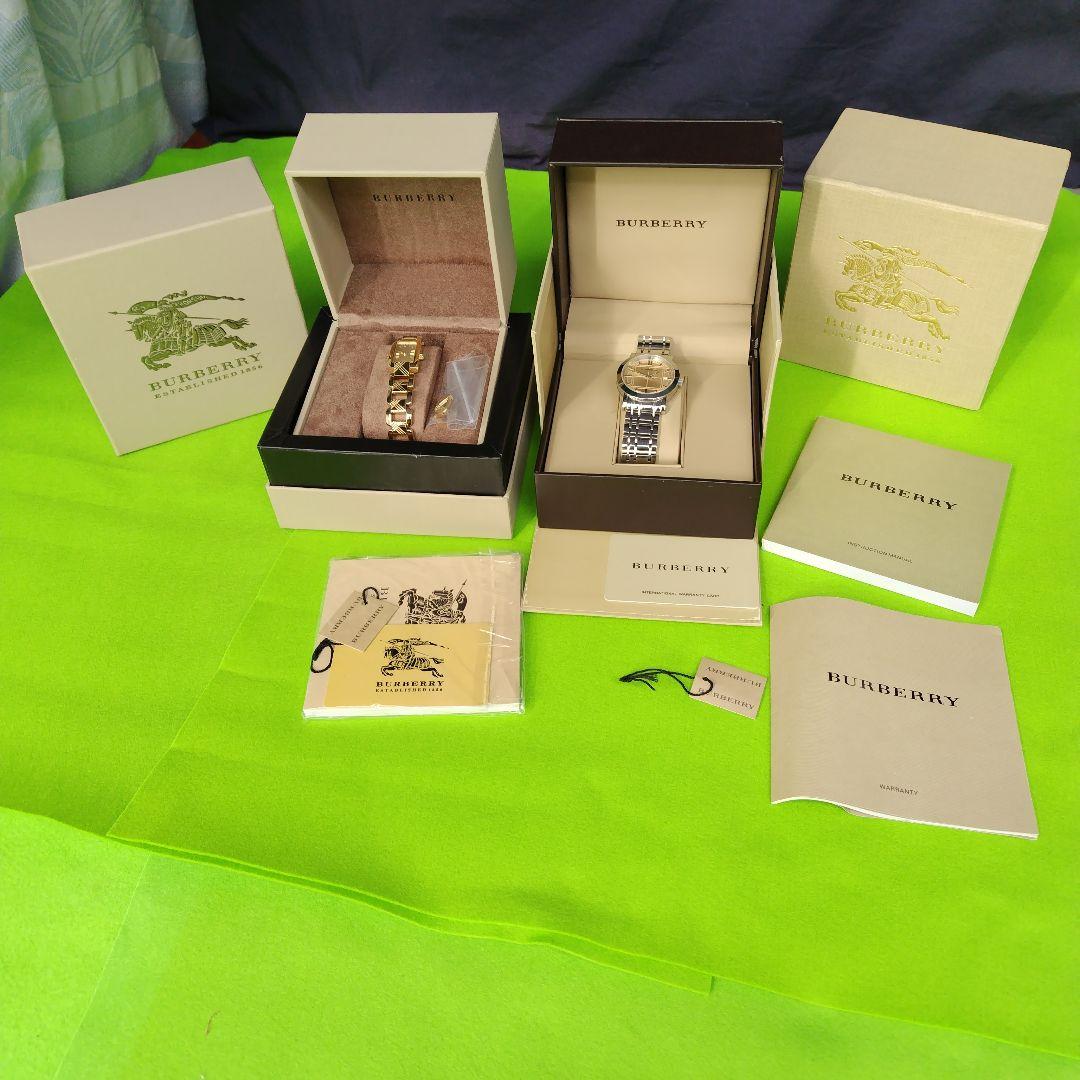 BURBERRY 腕時計 シルバー ゴールド 付属品あり