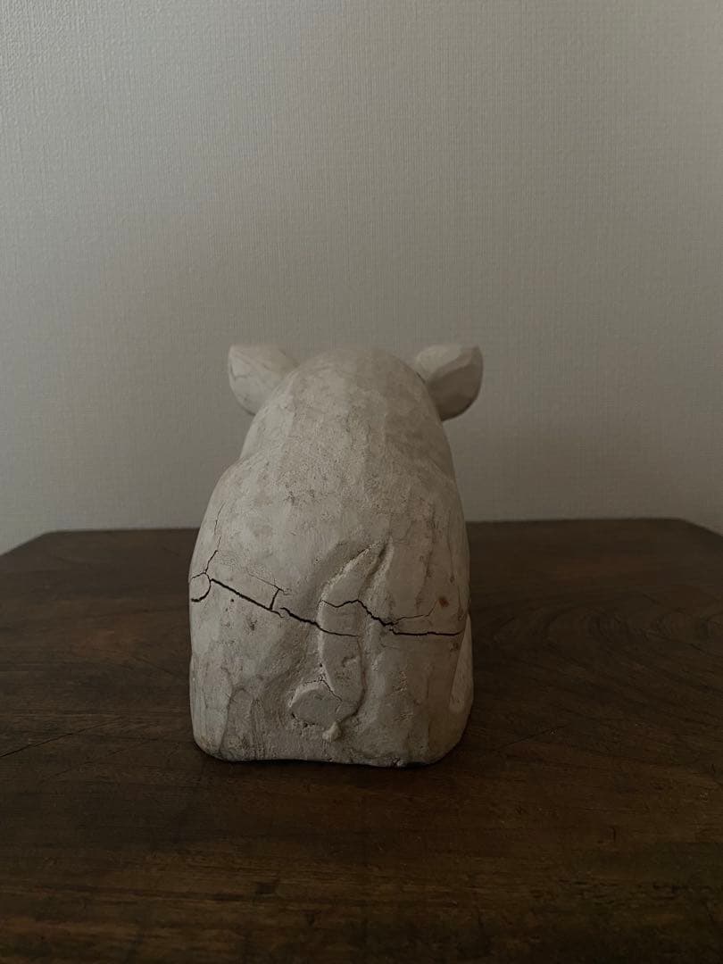 オアハカ 民藝木彫 ヴィンテージ豚像 1980s 中南米プリミティブアート