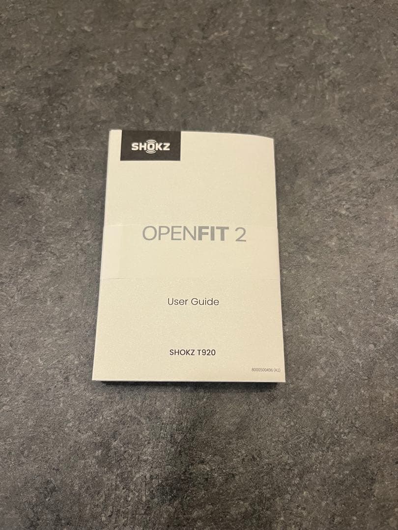 【2回のみ使用】SHOKZ OPENFIT2 ブラック