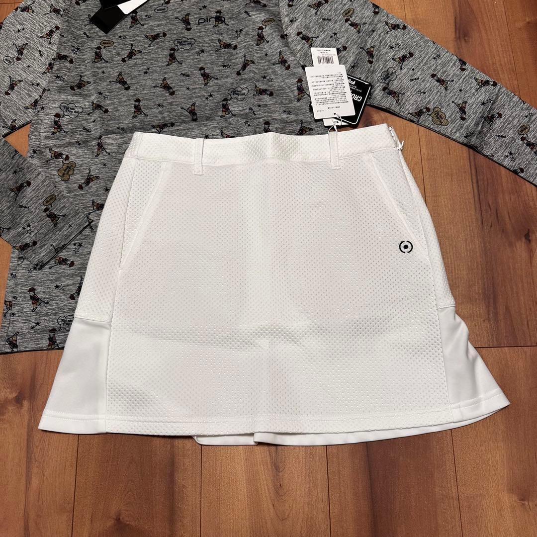 裏起毛　長袖　モックネック　ダンボールニットスカート　セットアップ　春夏　新品