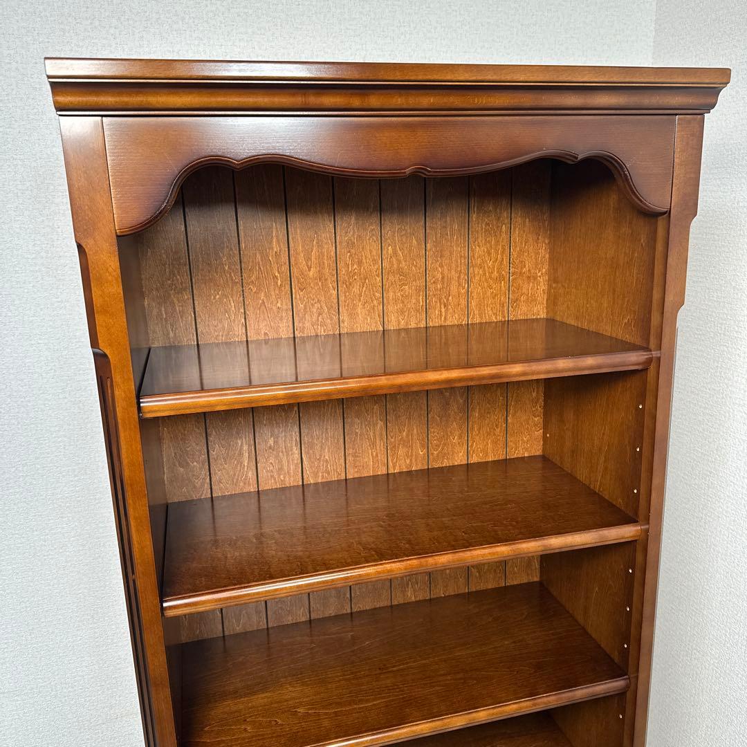 カリモク コロニアル 本棚 書棚 ブックシェルフ オープンシェルフ i1-2※