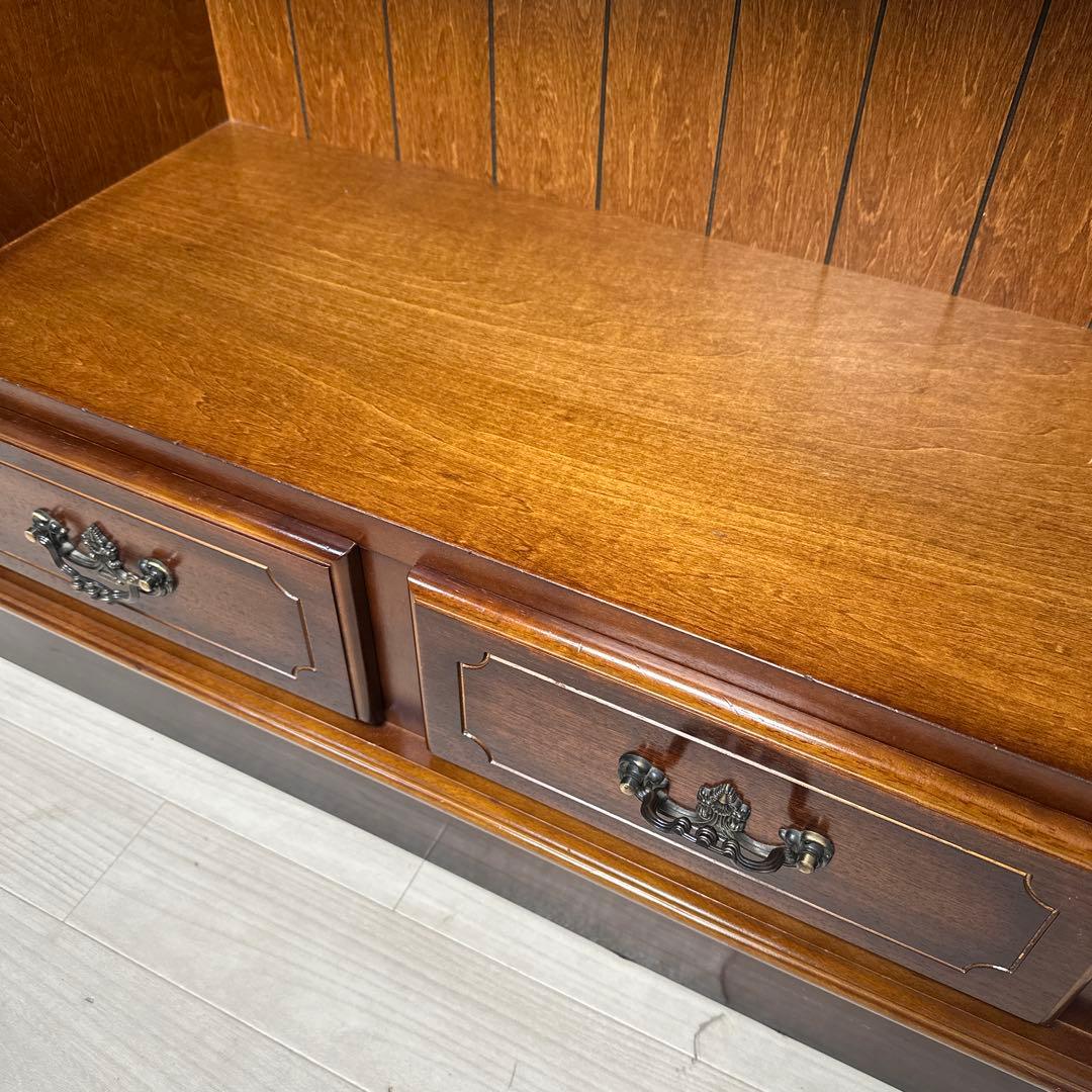 カリモク コロニアル 本棚 書棚 ブックシェルフ オープンシェルフ i1-2※