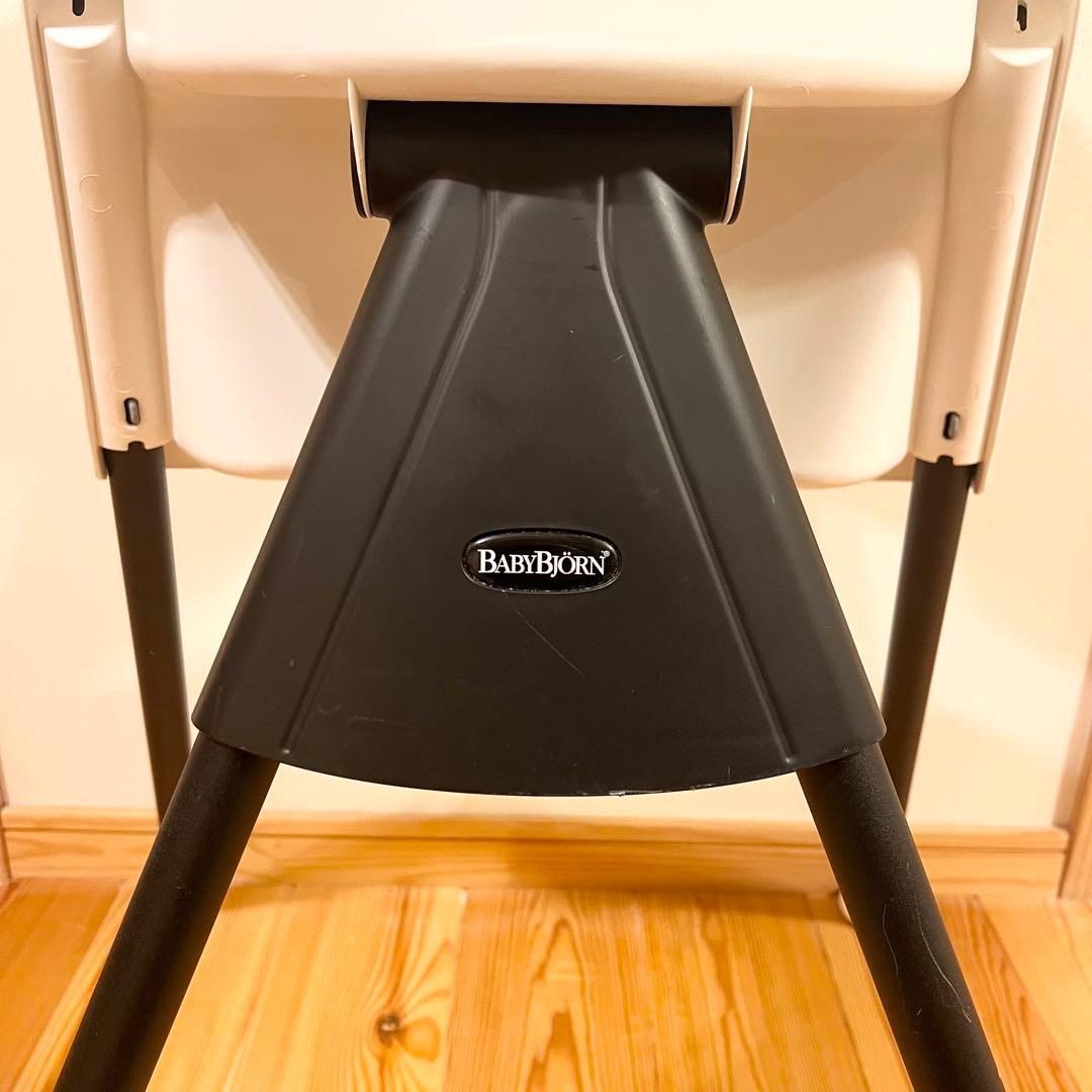【廃盤品】BABYBJÖRN ハイチェア ホワイト ベビーチェア 折りたたみ
