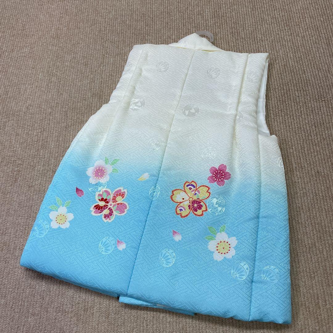 新品 七五三 三歳お祝い着 被布コート ポリエステル 日本製 和装 着物