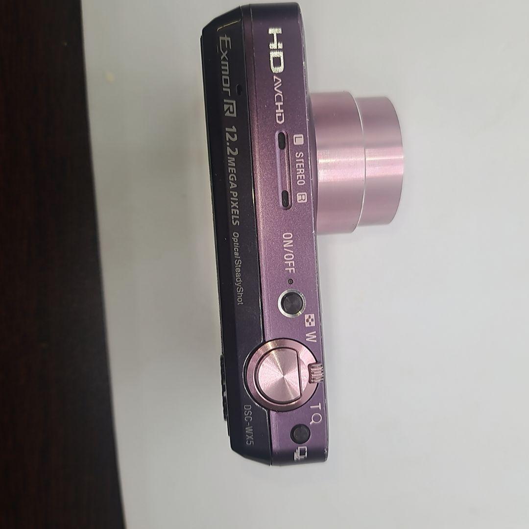 【美品】 ソニー SONY DSC-WX5 パープル デジタルカメラ