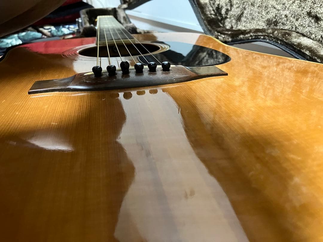 希少Yamaki 140 縦ロゴ アコースティックギター HC付き