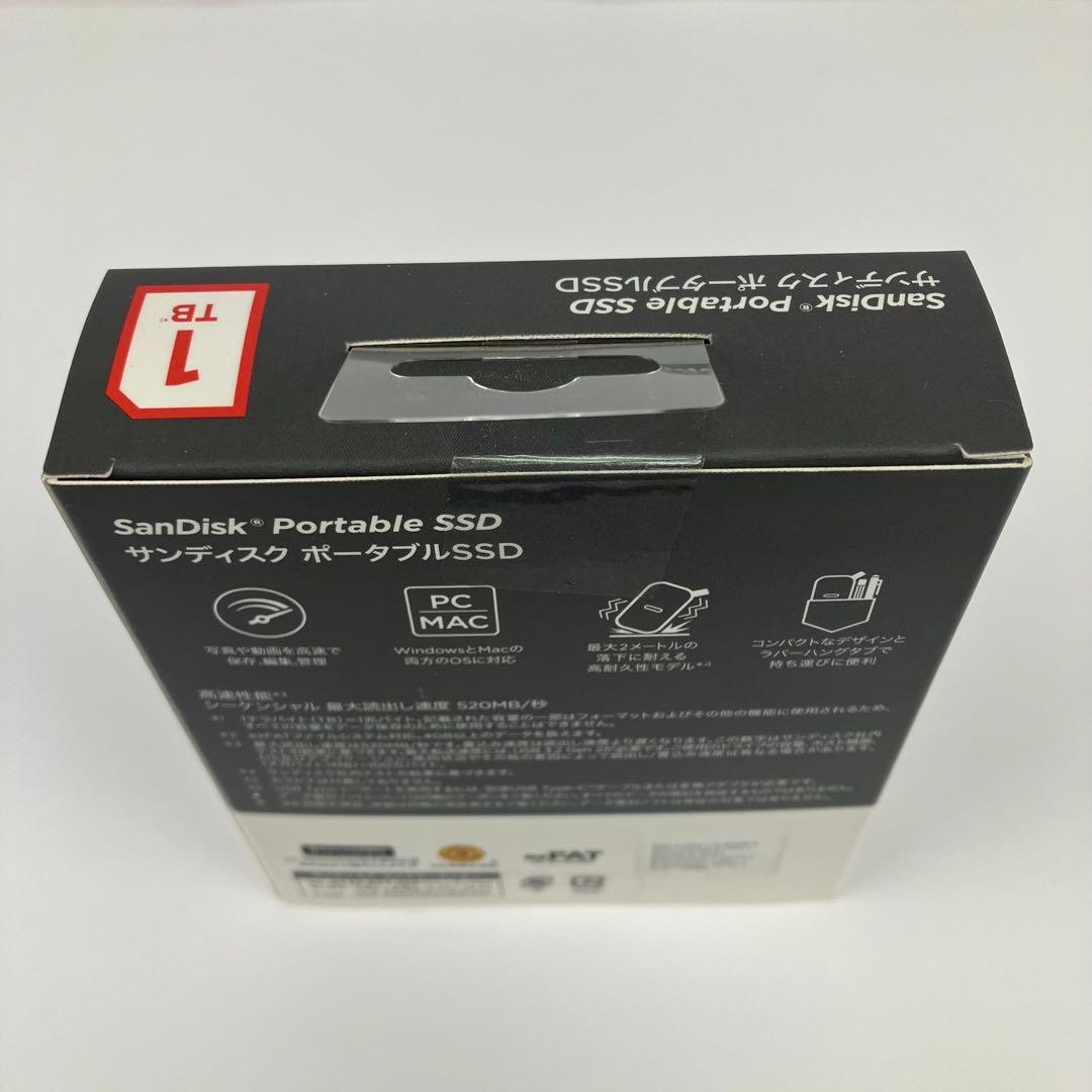 【新品】SDSSDE30-1T00-J25 ポータブルSSD 1TB 迅速配送