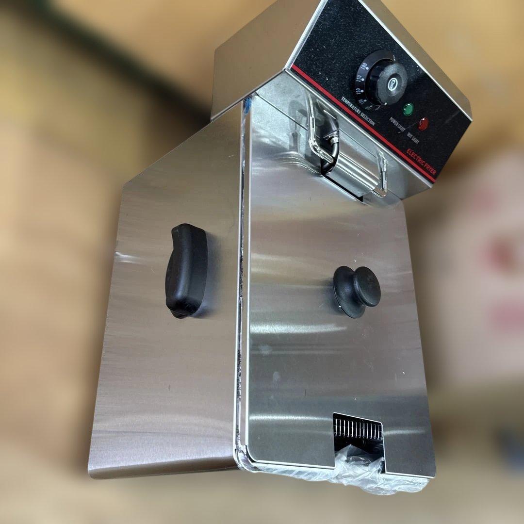 T118 電気フライヤー ステンレス製 コンパクト