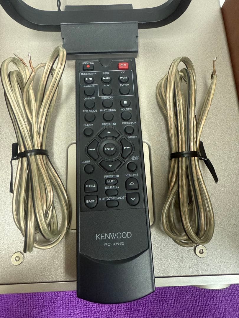 動作良好KENWOOD コンパクトHi-Fiシステム K-5152020年製