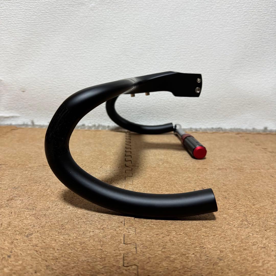 ロードバイク　一体型　カーボン　エアロ　ドロップハンドル　400-90mm