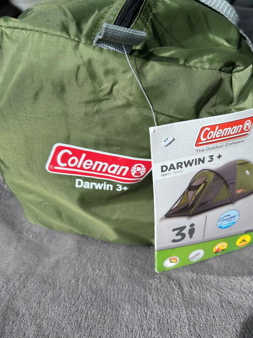 【新品・未使用】コールマン テント ３人用 ダーウィン3プラス 欧州限定モデル