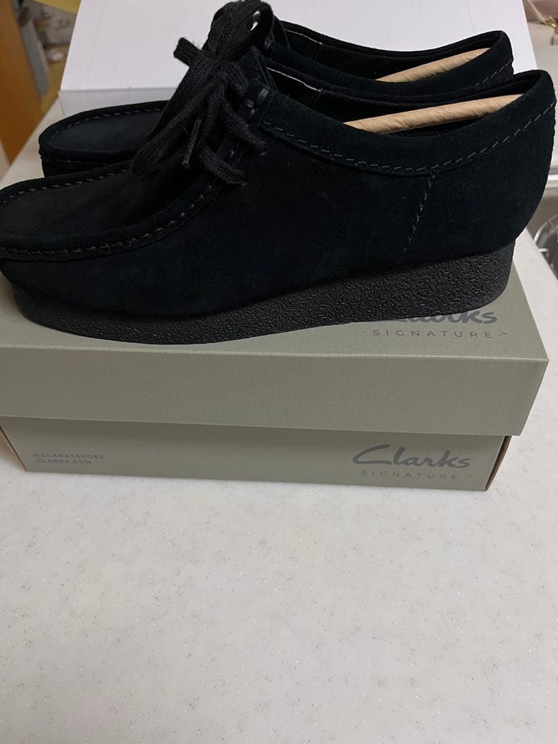 Clarks ワラビー　黒　UK5