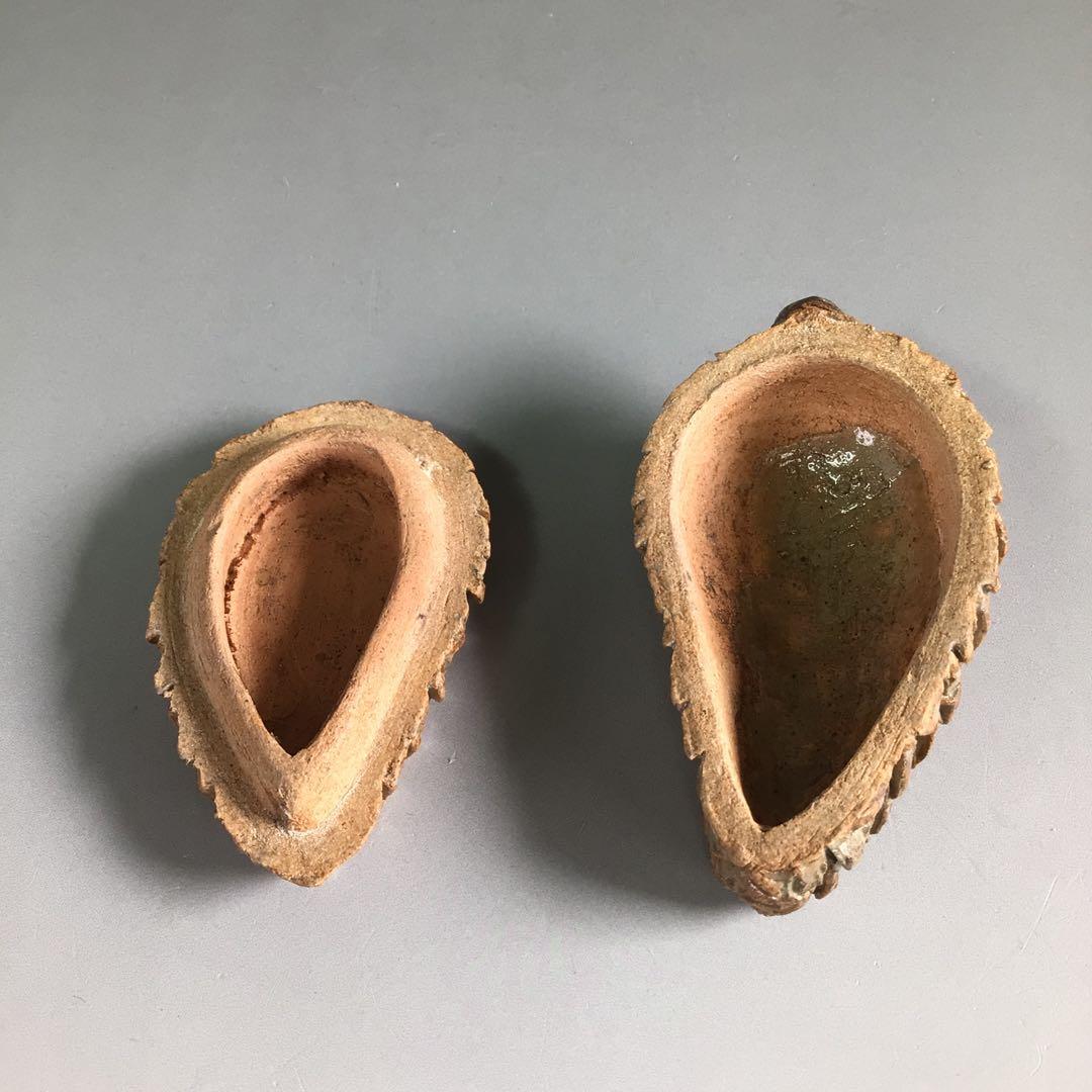 Ｒ６００　松笠香合　『出雲焼』『十一代　長岡空権造』『堀内宗完　兼中斎　箱書』