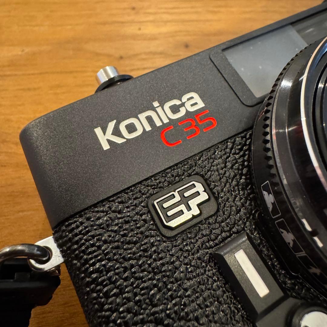 【完動品、極美品】コニカ C35 EF 初代ピッカリコニカ