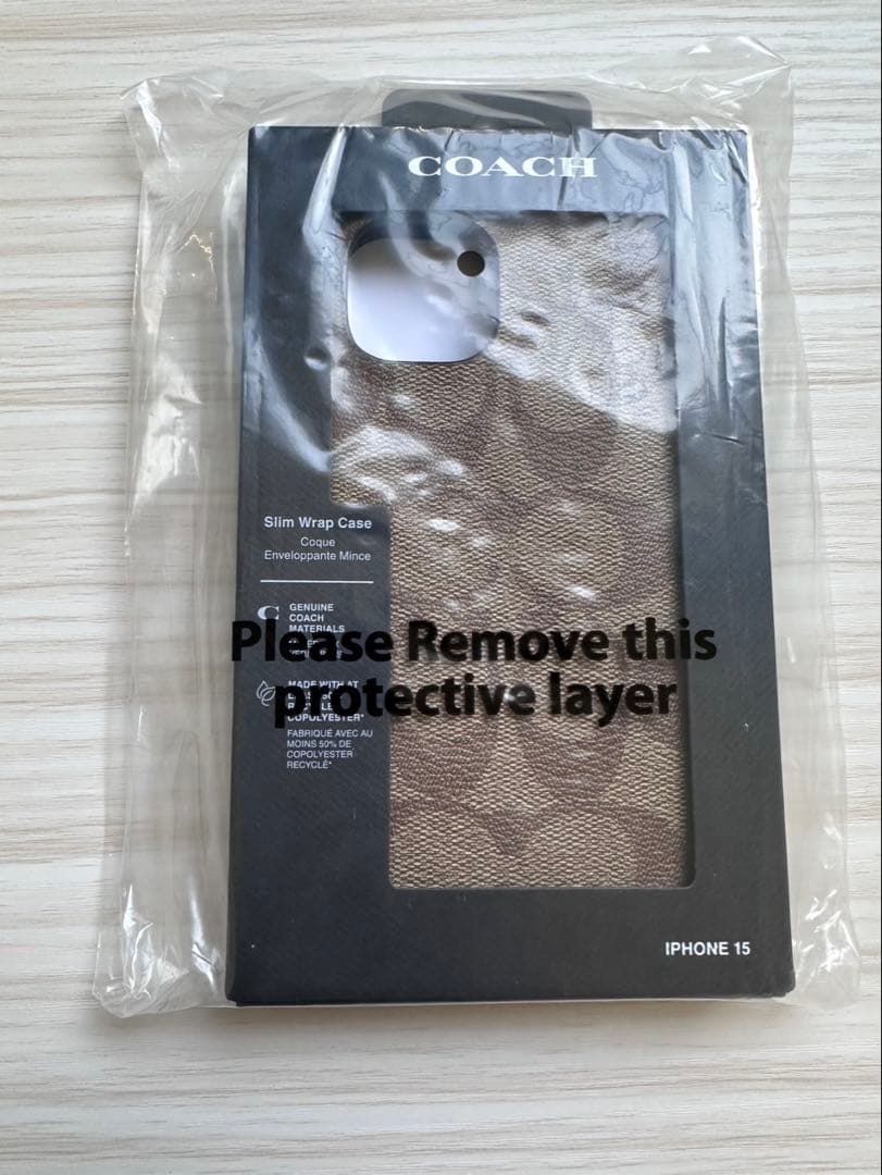 ☆新商品入荷☆ COACH iPhone15 ケース・シグネチャー キャンバス