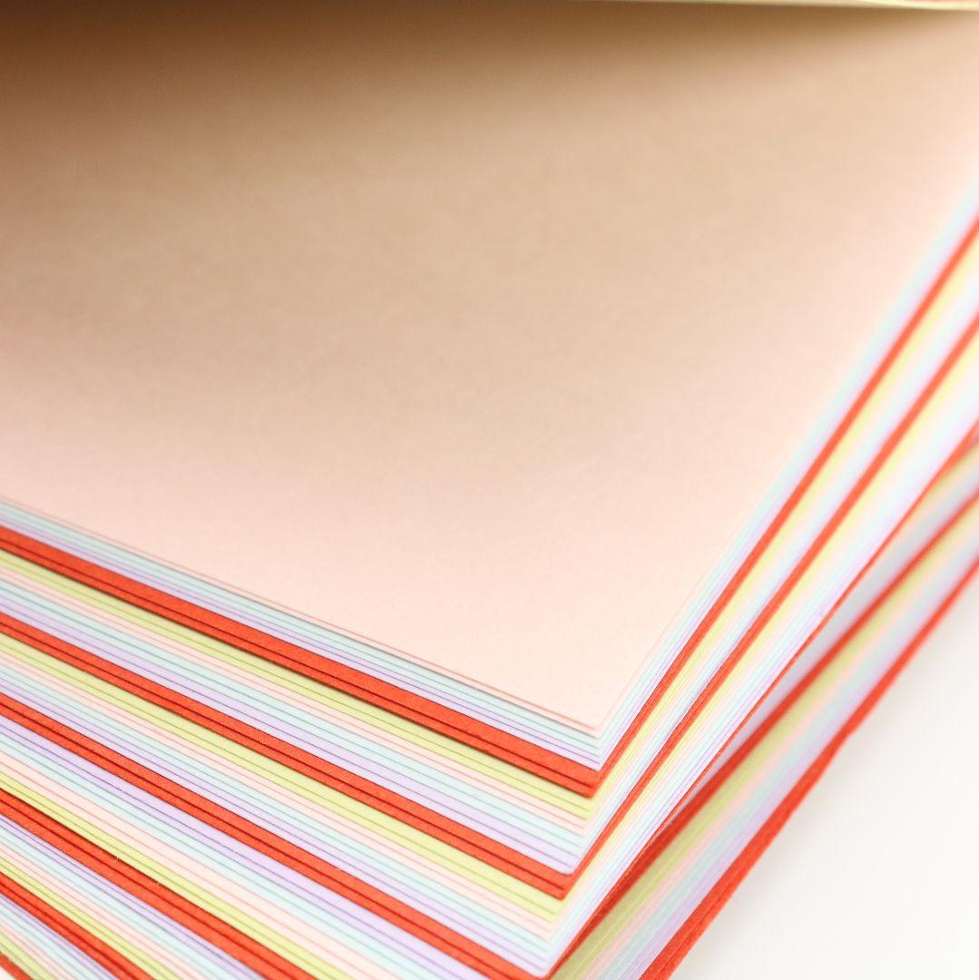 山崎吉左衛門作 檀紙五色 紙釜敷 共箱 茶道具　C180　1F18