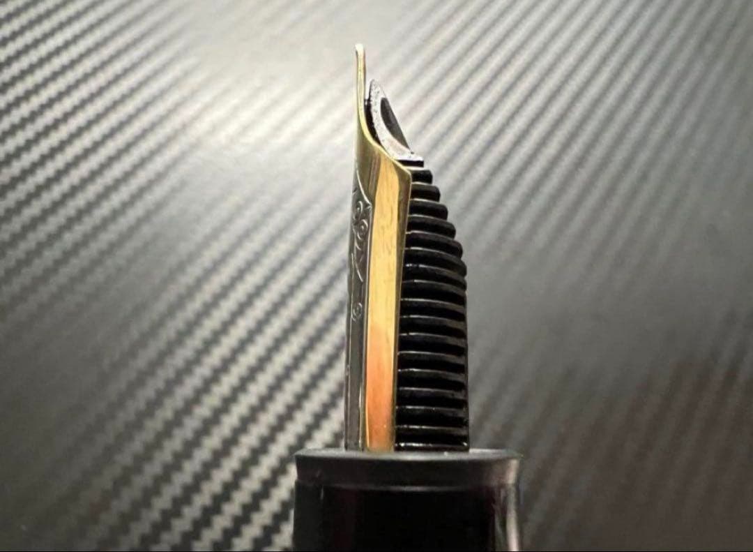 美品 モンブラン ヘミングウェイ芯 149 万年筆 18K 中白 F 細字