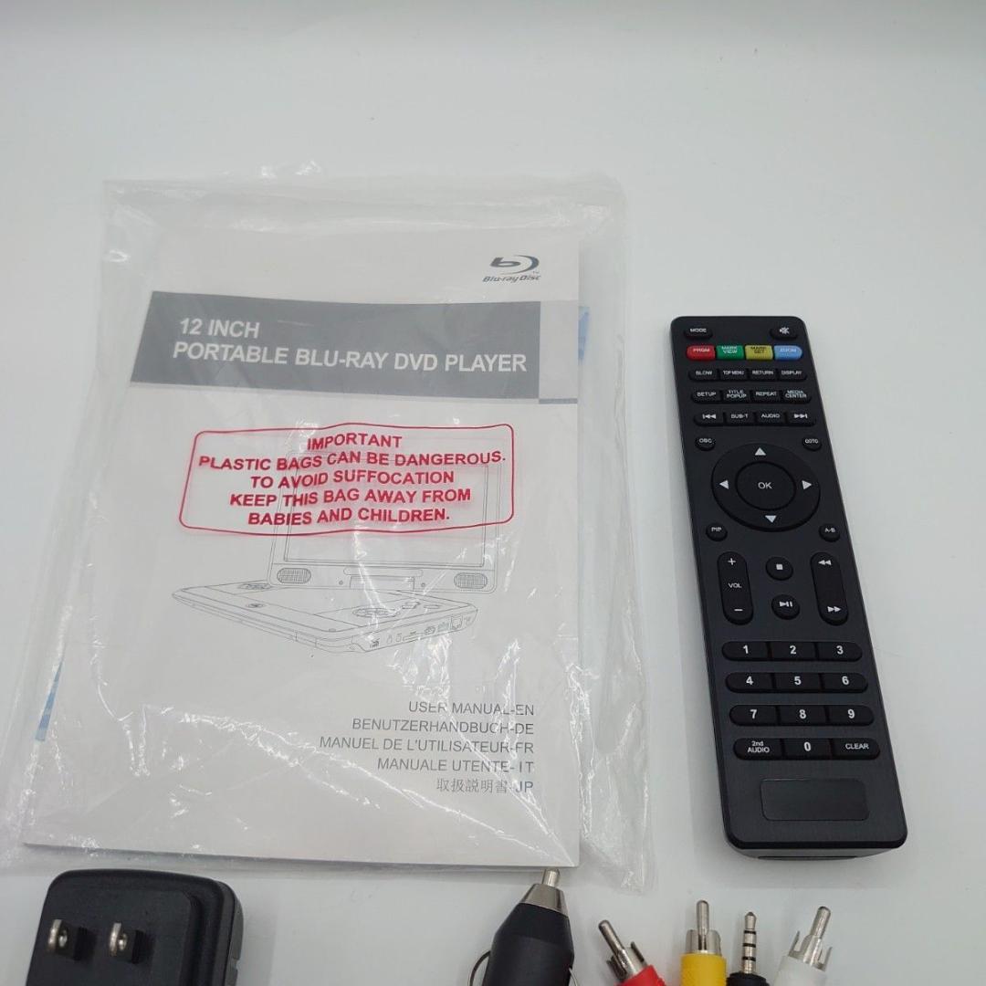 ポータブルブルーレイプレーヤー pb1221b ブラック　ソフトケース付き