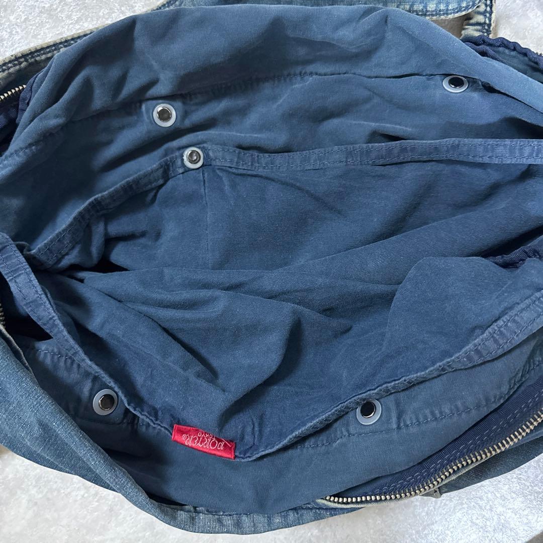 美品希少　初期ポーター　ビンテージ　80s　ボストンバッグ　2way　インディゴ