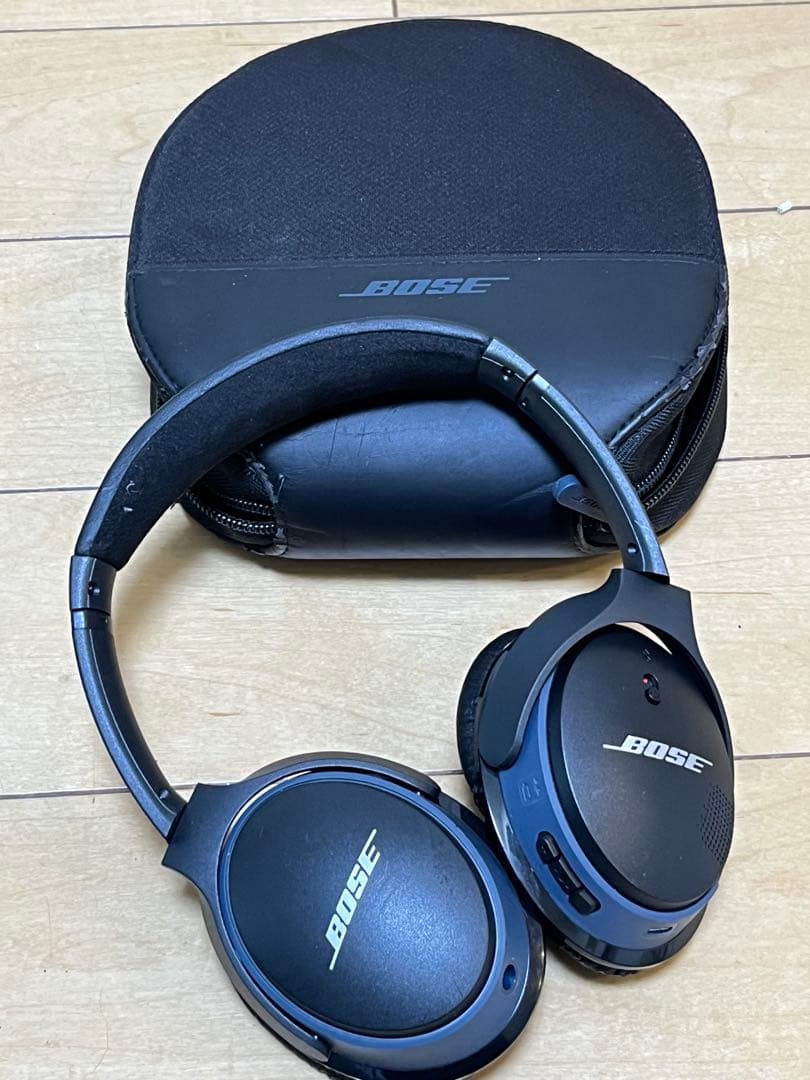 Bose ワイヤレスヘッドホン ブラック 収納ケース付き