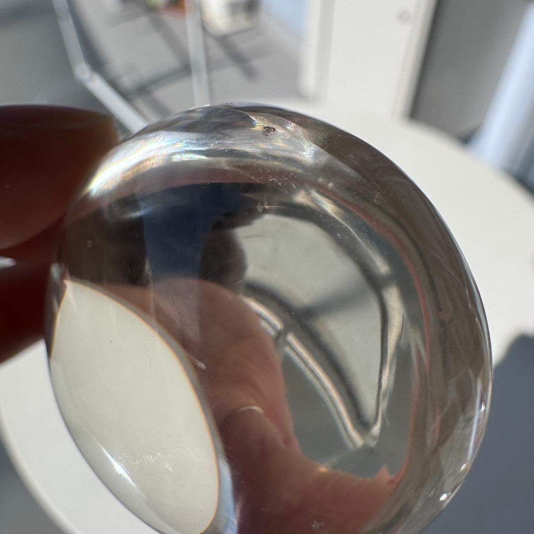 美品薄い茶色　スモーキークォーツ握り石　約78g NO.565