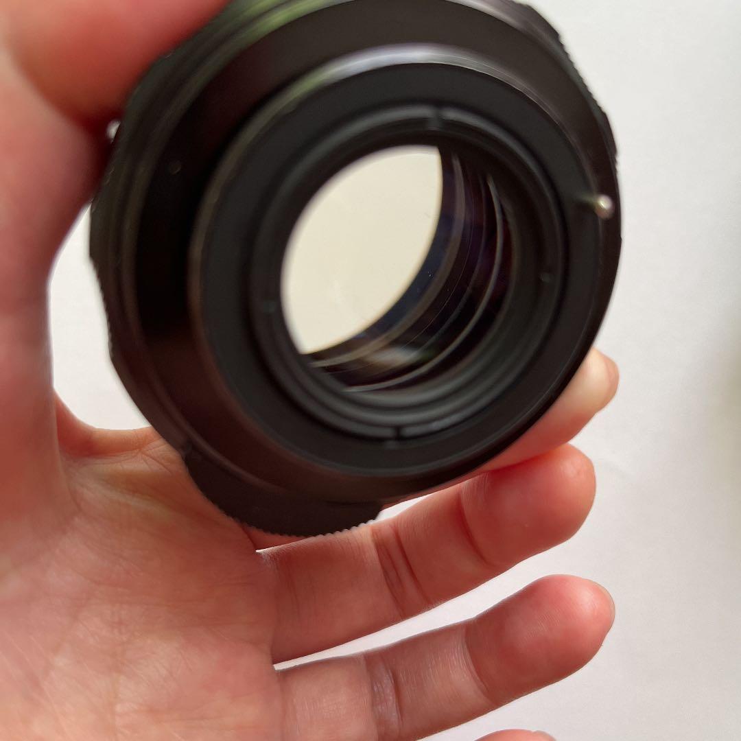 Super Takumar 55mm f1.8後期型+アダプター +レンズフード