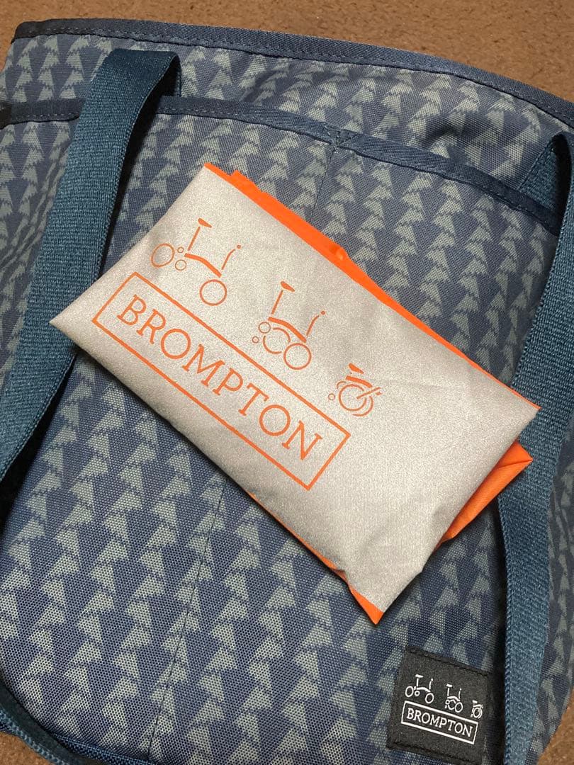 BROMPTON フロントバッグ トートバッグ リバティー ネイビー 9L