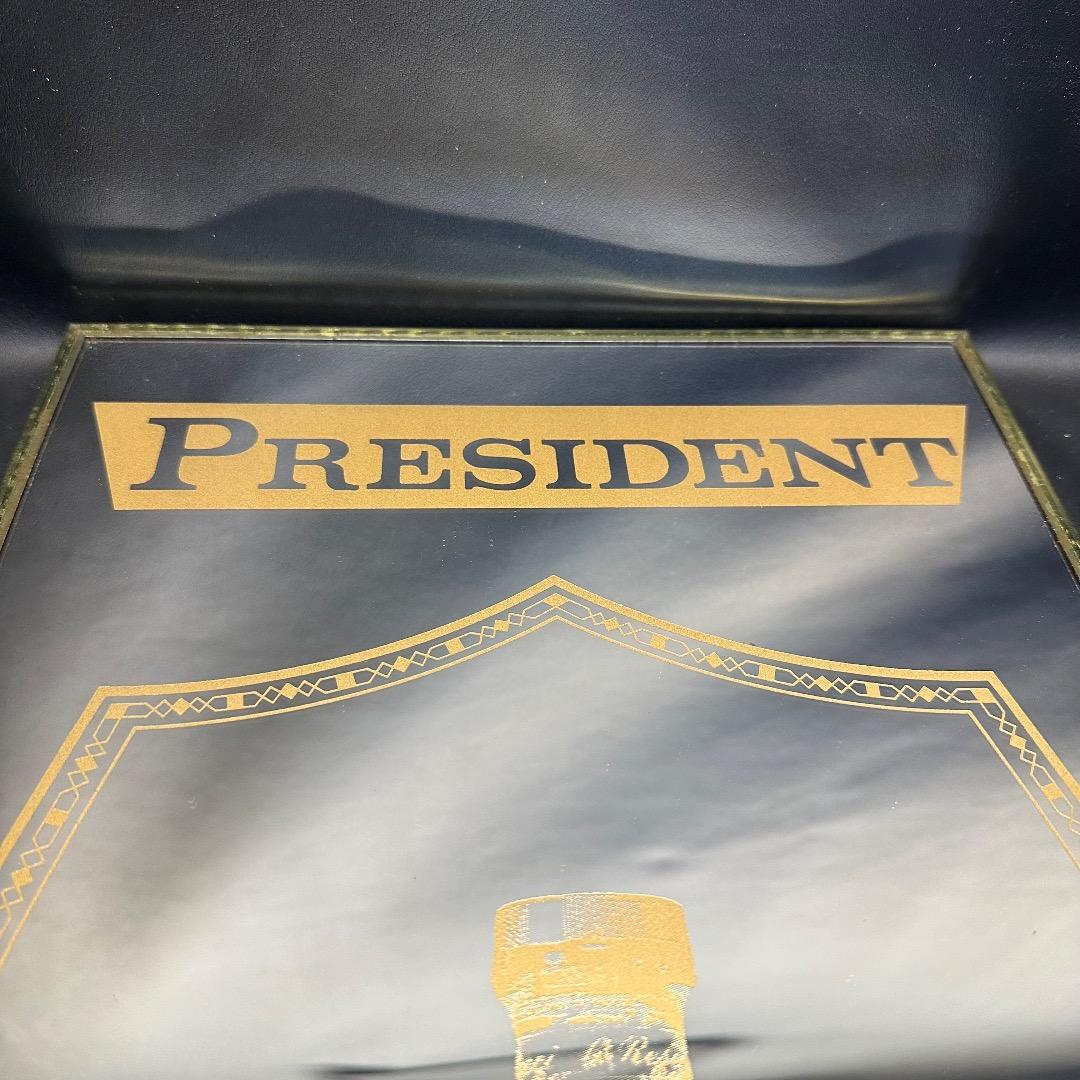 ♡J21008 ヴィンテージ パブミラー PRESIDENT 壁掛け インテリア