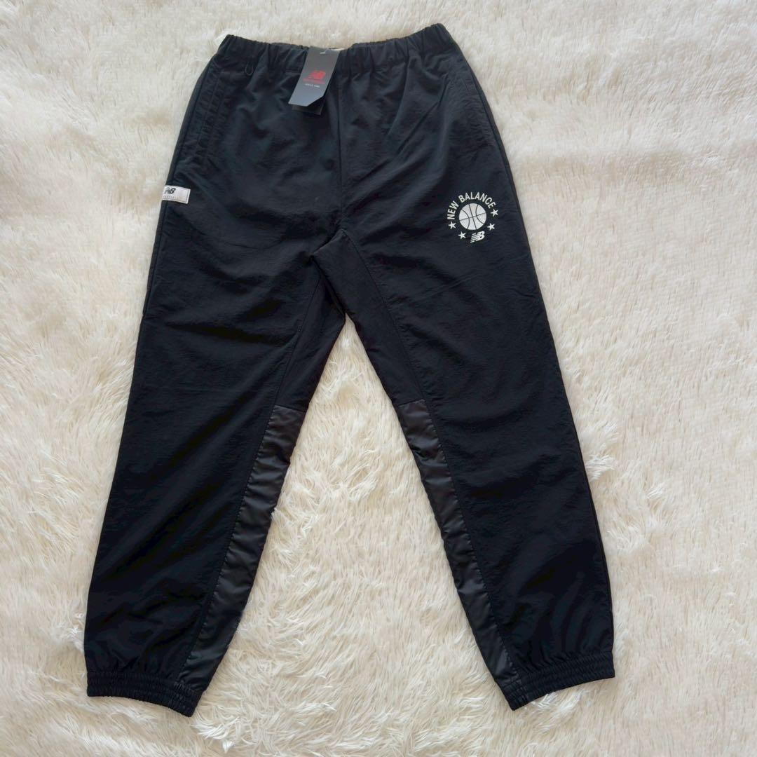 新品タグ付✨New Balance バスケットボール　ウィンドパンツ 黒　XL