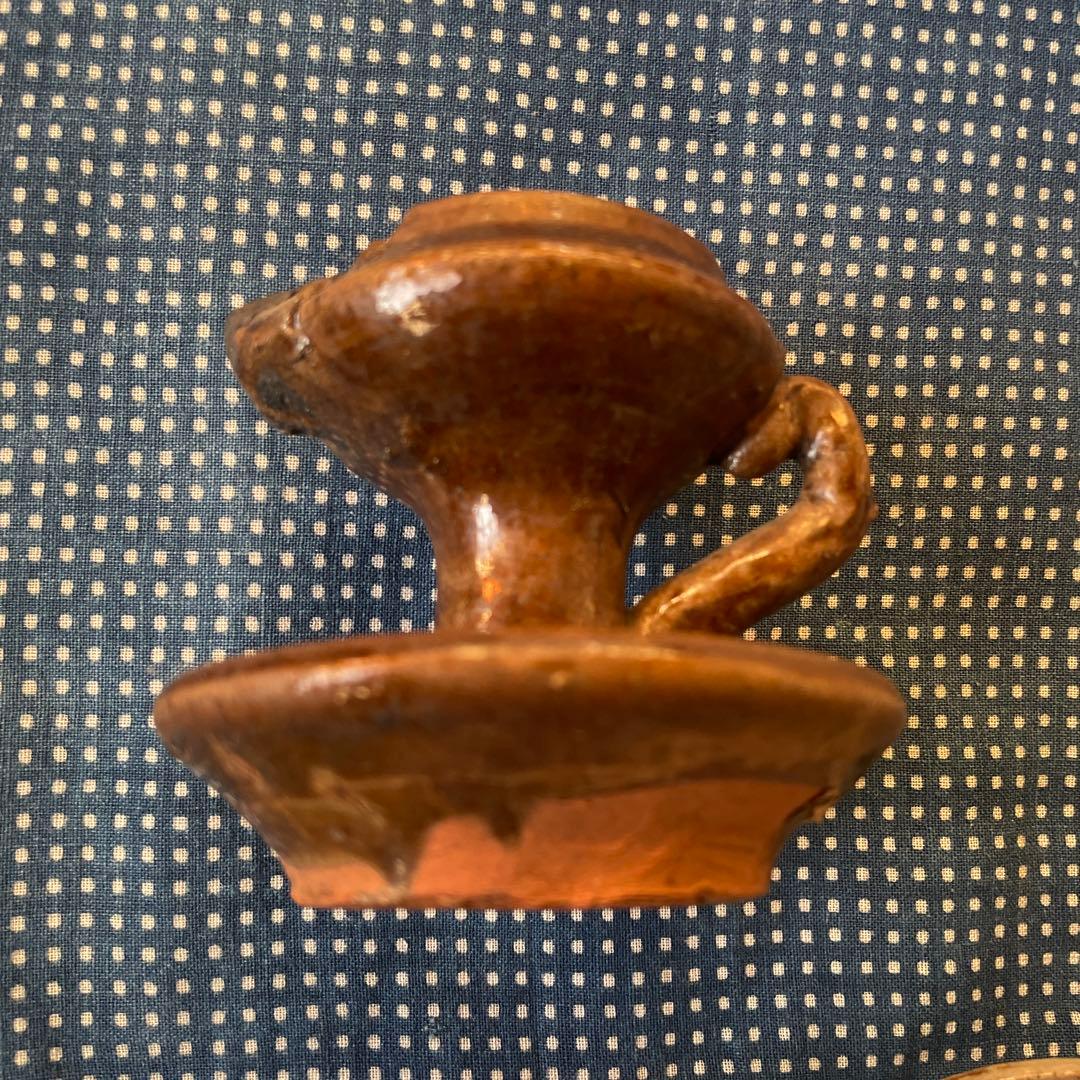 灯火器　灯台　ともしだい 灯明皿　油皿　燈明灯　古民具　たんころ　ひょうそく3客