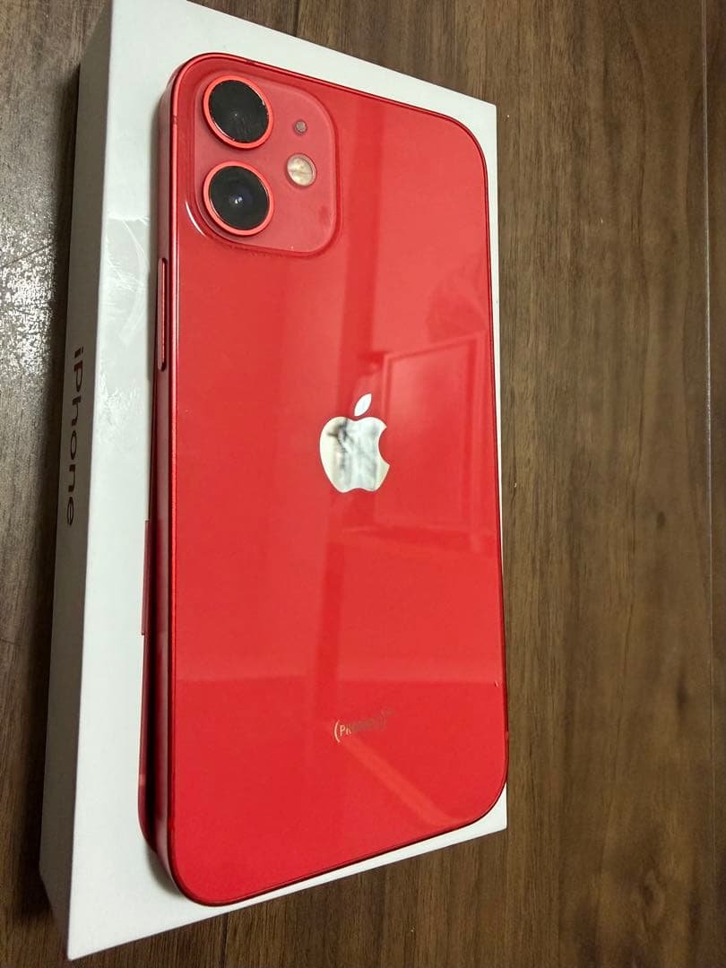 iPhone12mini RED 64GB バッテリー76% 初期化済み