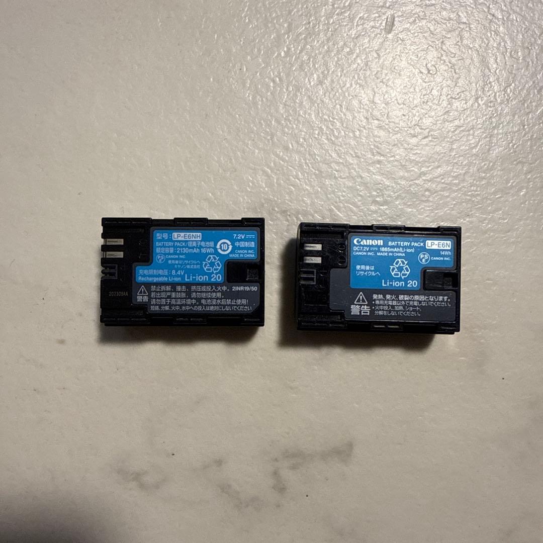 EOS R6 mark2 ボディ + バッテリーグリップ + バッテリー2個