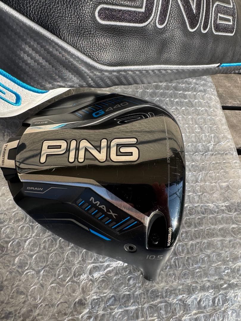 PING ピン　G440 MAX ドライバー　10.5 ヘッド、カバーレンチ付き