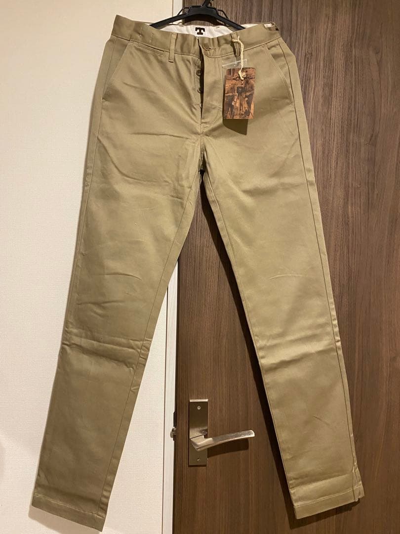 新品未使用『TELLASON 』テーパードチノ トラウザ28インチ