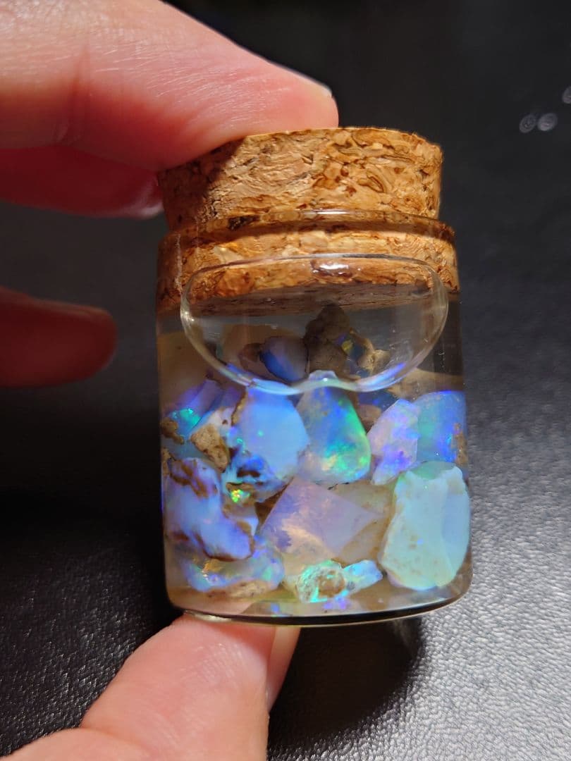 エチオピア　チョーク　オパール原石 詰合わせ　鉱物　標本　約10g分50CT近く