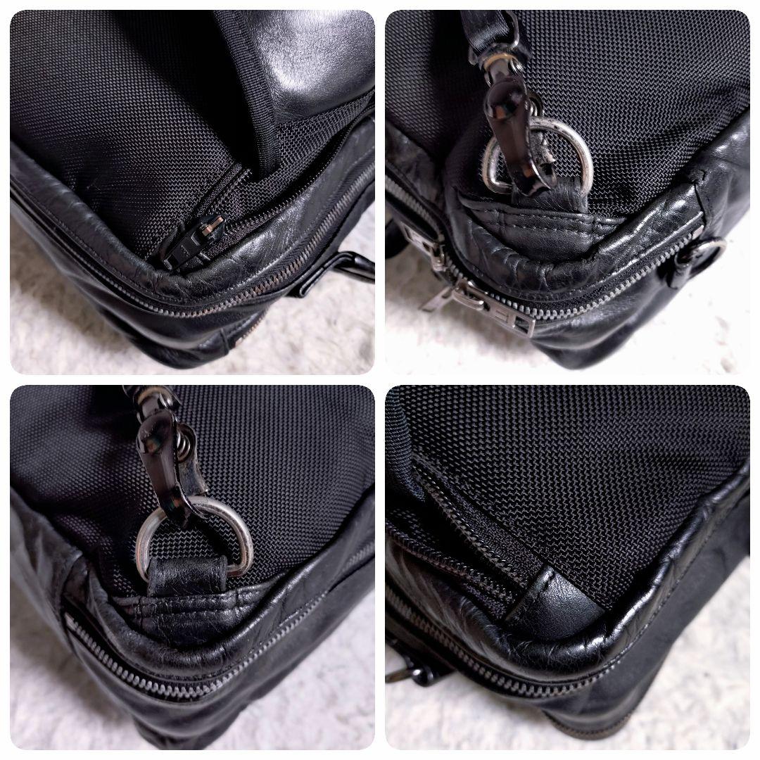 LUGGAGE LABEL　ELEMENT　ブリーフケース　レザー　ブラック