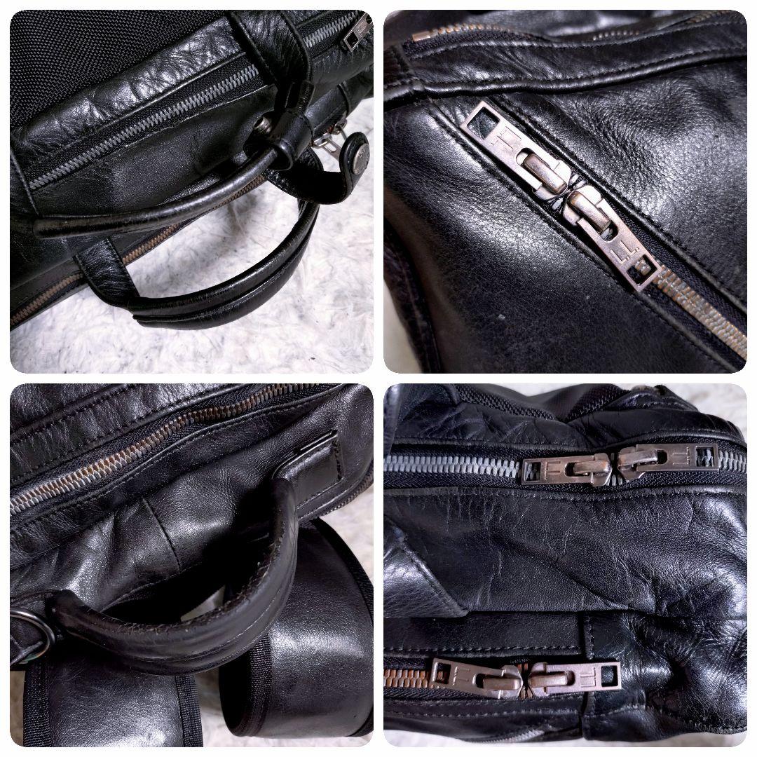 LUGGAGE LABEL　ELEMENT　ブリーフケース　レザー　ブラック