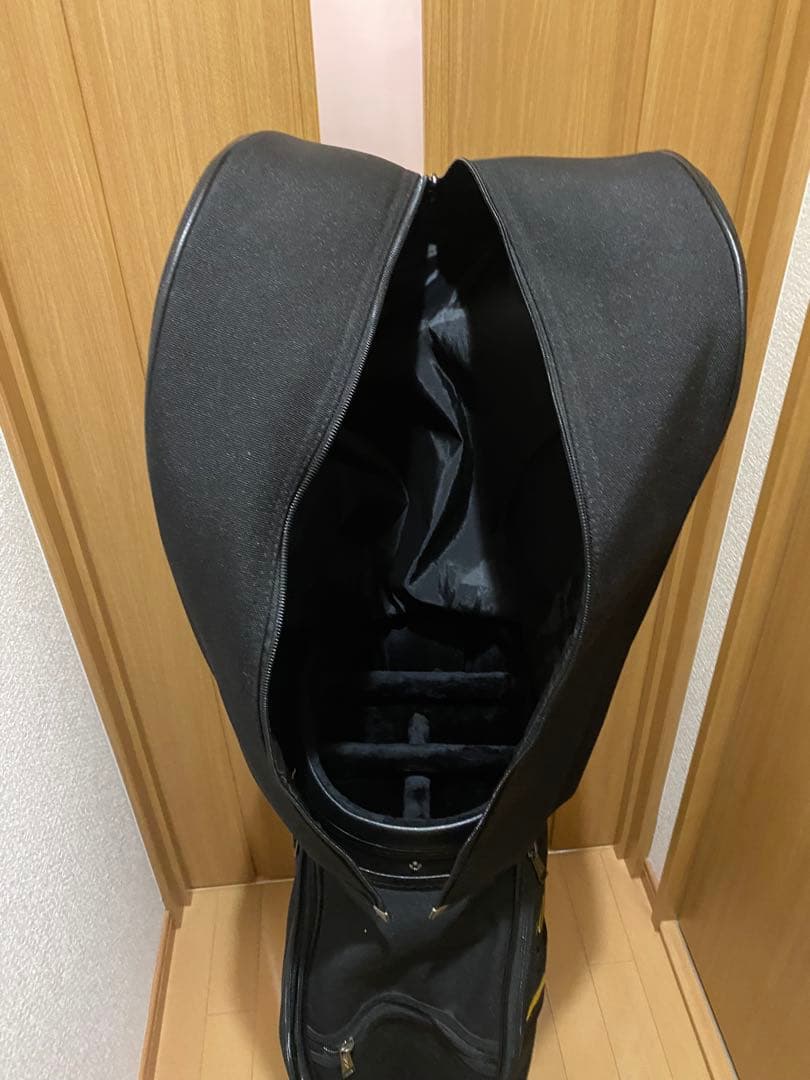 POLO ゴルフバッグ フルキャディバッグ ブラック/イエロー