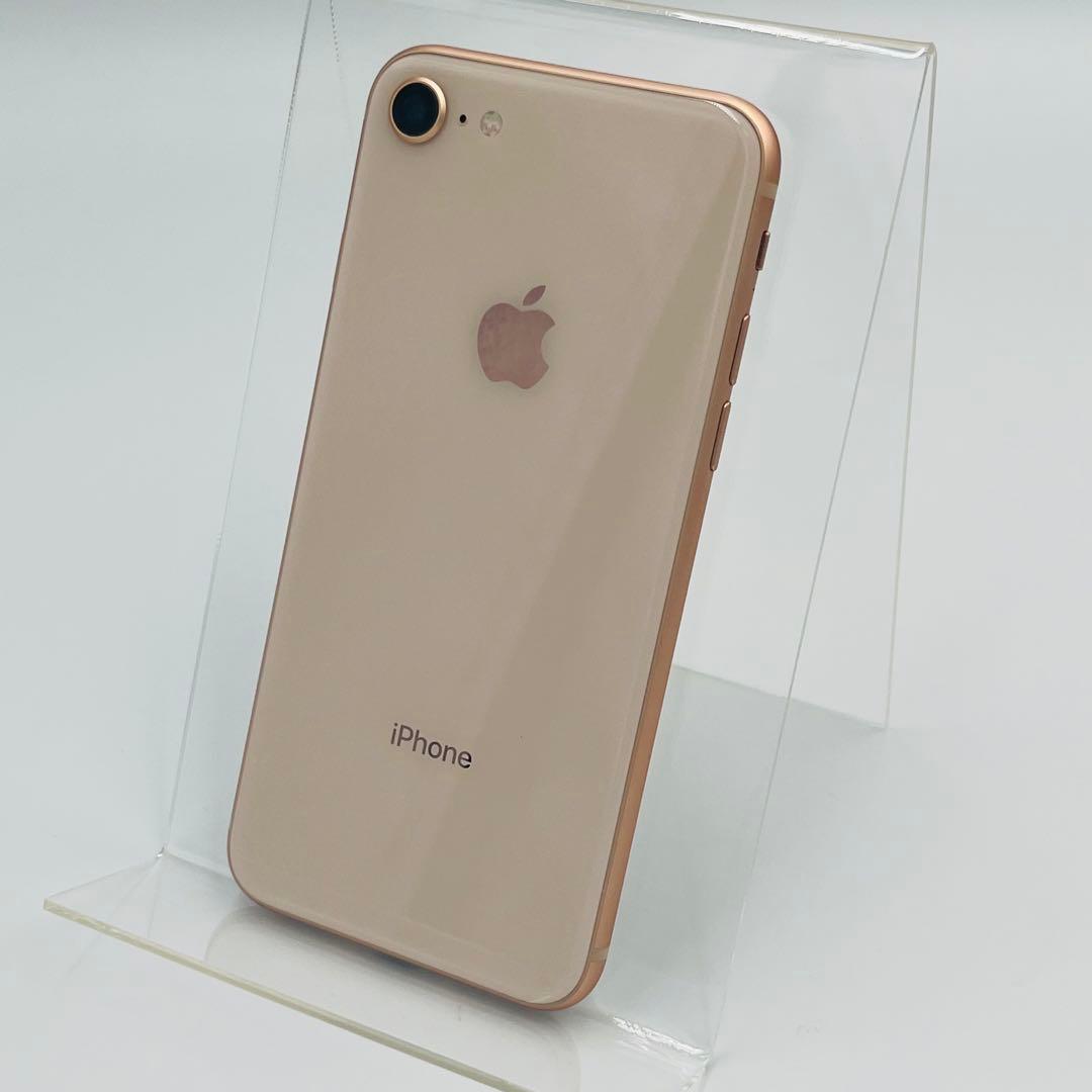 バッテリー100% iPhone8 64GB ピンクゴールドSIMフリー