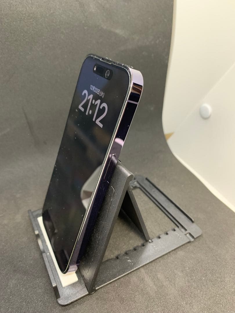 美品 iPhone 14 Pro 256GB ディープパープル / 箱あり