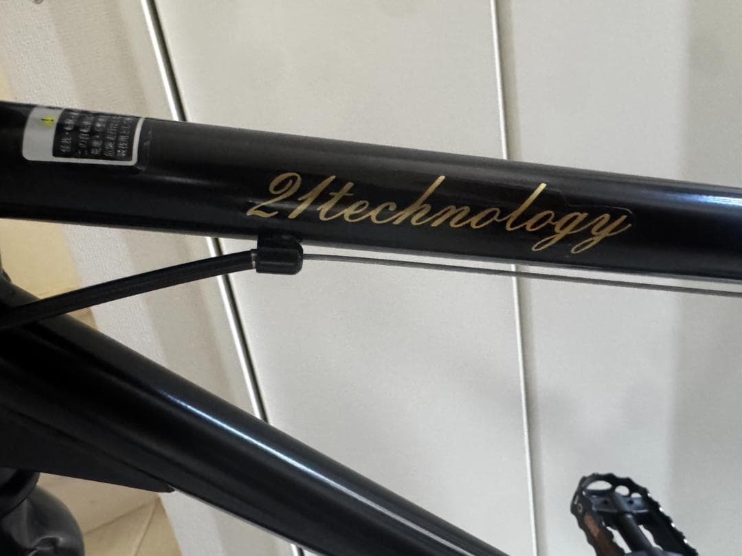 21technology クロスバイク マットブラック　CL266 ※引取り東京