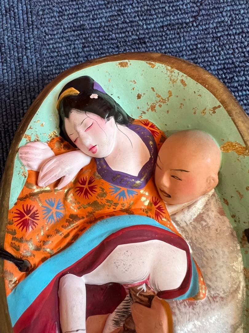 849  小面　春画　裏面春画　能面　超レア　希珍品